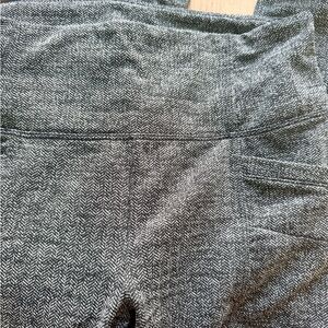 Athleta Black and White Herringbone Pants